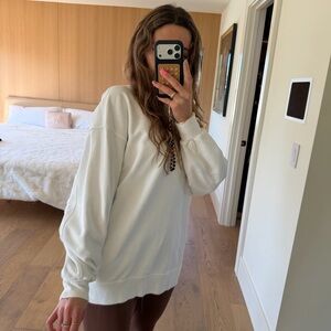 Lululemon Athletica Classic White Sweatshirt